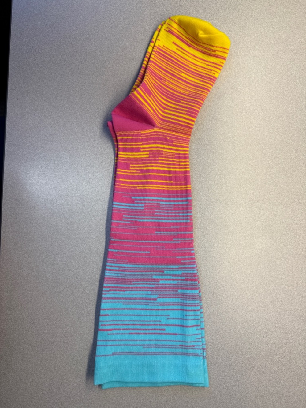 Everstride Striped Compression Stockings 2X in color “Sunset”